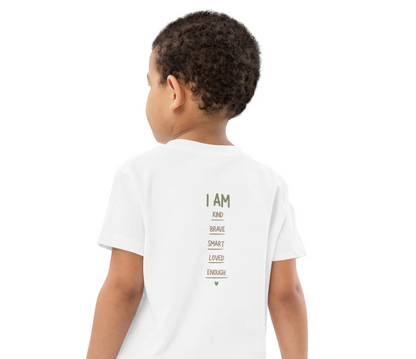 THE FAMILY BUNDLE — I Am Kind · T-shirt Adulto + T-shirt Criança + Eco Tote Bag
