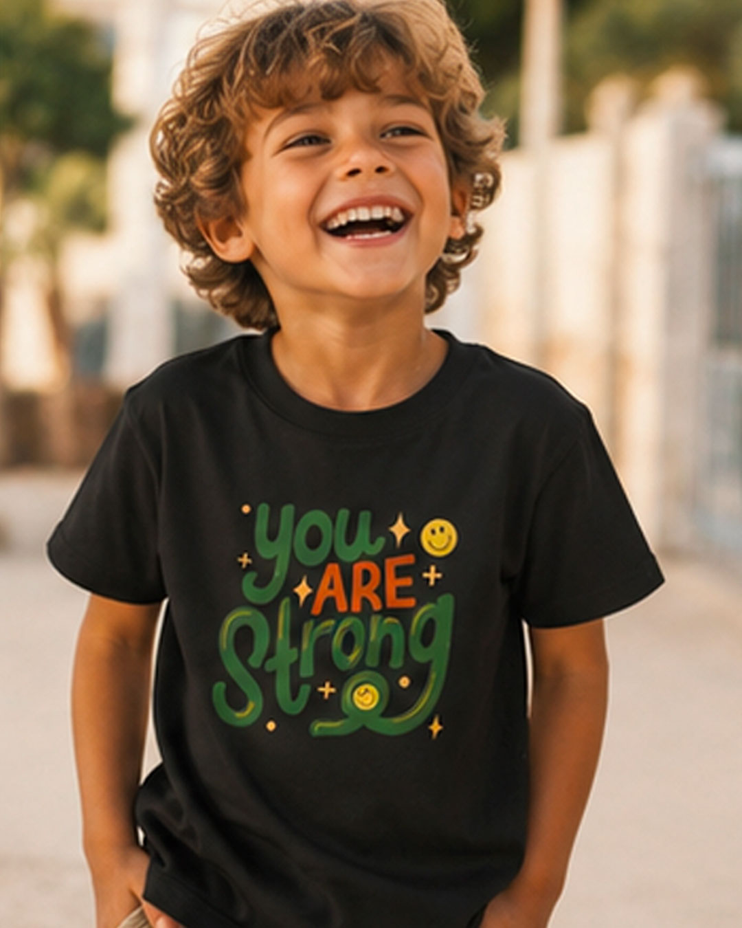 You are strong - Organic cotton kids t-shirt